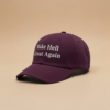 Make Hell Great Again Cap Midnight Plum