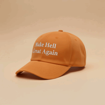 Make Hell Great Again Cap Solar Flare Orange