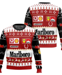 Marlboro Formula 1 Ugly Christmas Sweater 2025