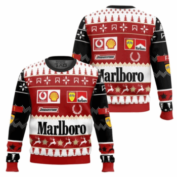 Marlboro Formula 1 Ugly Christmas Sweater 2025