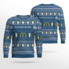 McDonald’s Ba Da Ba Ba Ba 2025 Ugly Christmas Sweater Calm Blue