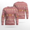 McDonald’s Ba Da Ba Ba Ba 2025 Ugly Christmas Sweater Pink 1 McDonald’s Ba Da Ba Ba Ba 2025 Ugly Christmas Sweater Pink