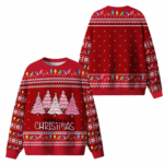 Merry Christmas Trees Ugly Christmas Sweater 2025