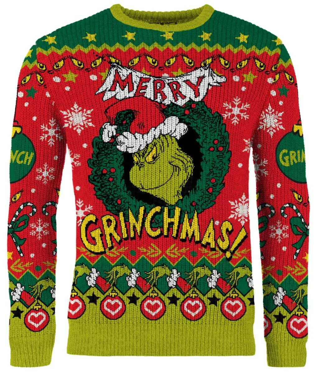 Merry Grinchmas! Ugly Christmas Sweater 2025 Merry Grinchmas! Ugly Christmas Sweater 2025