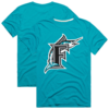 Miami Marlins Homage Teal Hyper Local Refresh T-Shirt 3 Miami Marlins Homage Teal Hyper Local Refresh T-Shirt