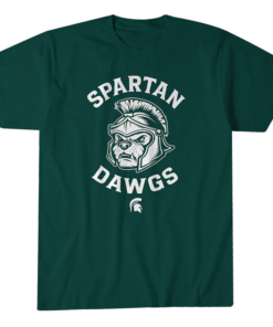 Michigan State Basketball Spartan Dawgs T-Shirt