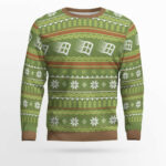 Microsoft Windows Ugly Holiday Sweater Brown And Green 2025