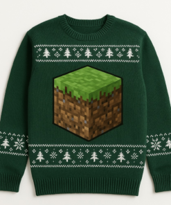 Minecraft Merry Christmas Ugly Sweater 2025