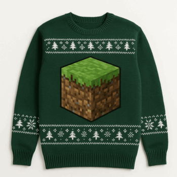Minecraft Merry Christmas Ugly Sweater 2025
