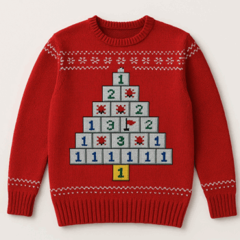 Minesweeper Ugly Christmas Sweater 2025