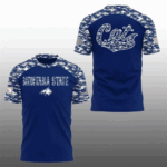 Montana State Cats Camo 2025 Salute to Service T-Shirt