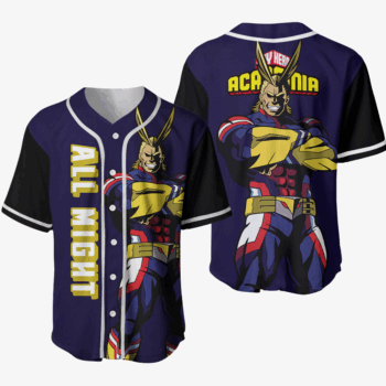 My Hero Academia All Might Baseball Jersey