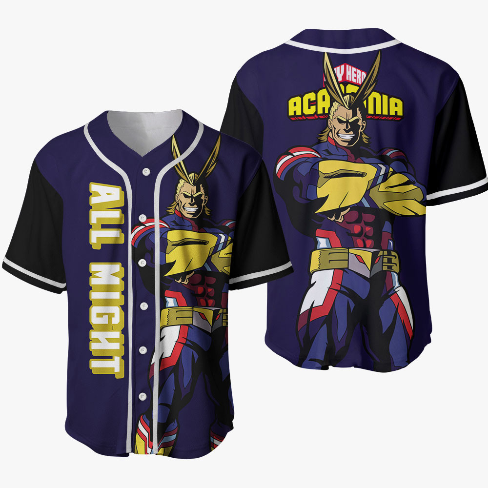 My Hero Academia All Might Baseball Jersey My Hero Academia All Might Baseball Jersey