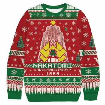 Nakatomi Corporation Christmas Party 2025 Christmas Ugly Sweater