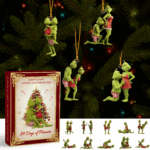 Naughty Green Couple Christmas Advent Calendar 2025