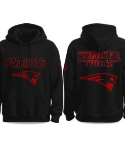 New England Patriots Stranger Things 2025 Hoodie