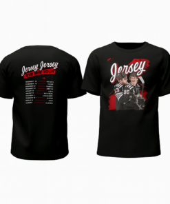 New Jersey Devils Jersey Jersey Bye Bye Tour 2025 T-Shirt