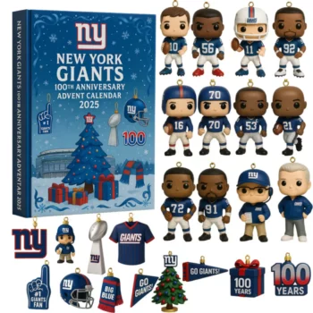 New York Giants 100th Anniversary Advent Calendar 2025