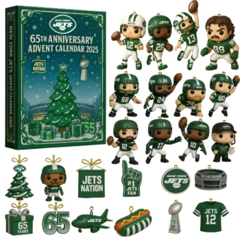New York Jets Advent Calendar -- The One With 24 Little Doors