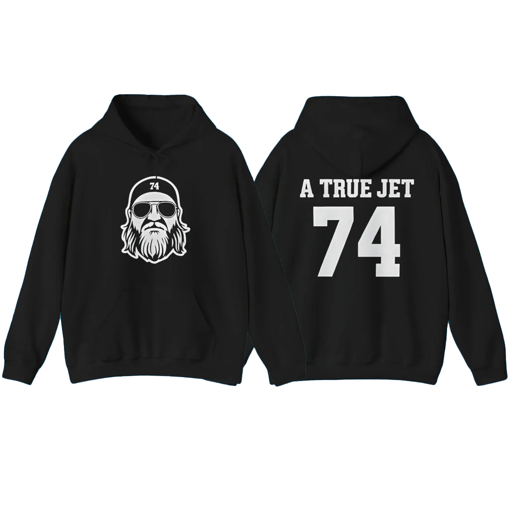 Nick Mangold A True Jet 74 Hoodie Nick Mangold A True Jet 74 Hoodie