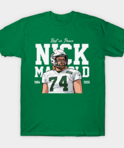 Nick Mangold The Legend 1984-2025 Green T-Shirt