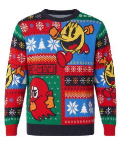 PAC-MAN Ugly Christmas Sweater 2025