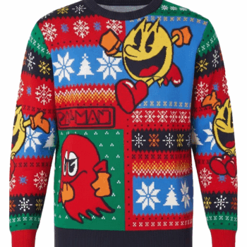 PAC-MAN Ugly Christmas Sweater 2025