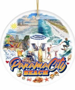 Panama City Beach Tropical Paradise Ornament