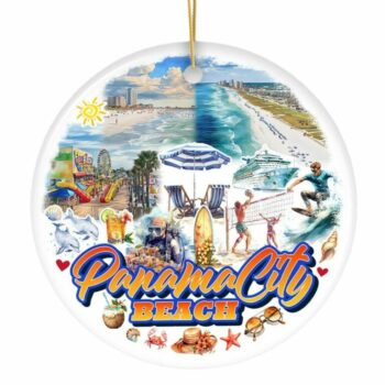 Panama City Beach Tropical Paradise Ornament