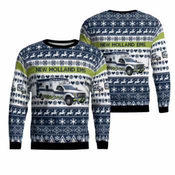 Pennsylvania New Holland Ems Ugly Christmas Sweater 2025