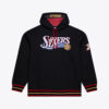 Philadelphia 76ers Black Playmaker Vintage Hoodie 2 Philadelphia 76ers Black Playmaker Vintage Hoodie