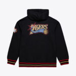 Philadelphia 76ers Black Playmaker Vintage Hoodie