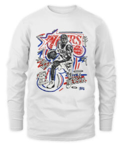 Philadelphia 76ers Mitchell & Ness Chalked Up Sweatshirt Allen Iverson