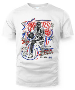 Philadelphia 76ers Mitchell & Ness Chalked Up T-Shirt Allen Iverson