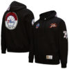 Philadelphia 76ers Mitchell & Ness Hardwood Classics Blackout Collection Hoodie-Black 2 Philadelphia 76ers Mitchell & Ness Hardwood Classics Blackout Collection Hoodie-Black