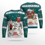 Philadelphia Eagles 2025 Snoopy Ugly Christmas Sweater