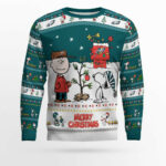 Philadelphia Eagles 2025 Snoopy Ugly Christmas Sweater