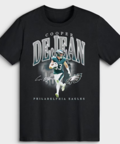 Philadelphia Eagles Cooper DeJean Black T-Shirt