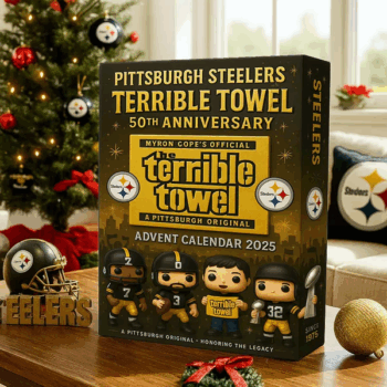 Pittsburgh Steelers Terrible Towel 50th Anniversary Advent Calendar 2025