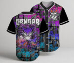 Pokemon Gengar Baseball Jersey 1 Pokemon Gengar Baseball Jersey