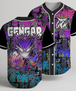 Pokemon Gengar Baseball Jersey