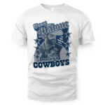 Post Malone White Dallas Cowboys Arlington Concert T-Shirt