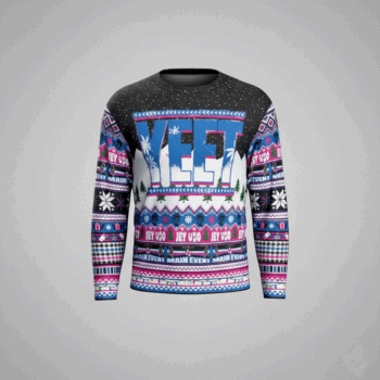 ProSphere Black Jey Uso Holiday Ugly Christmas Sweater 2025