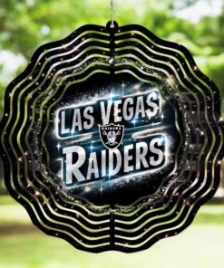 Raiders Football Wind Spinner