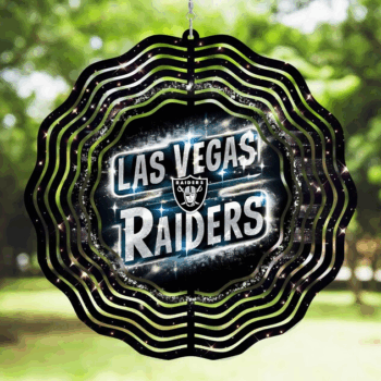 Raiders Football Wind Spinner