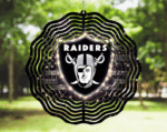 Raiders Football Wind Spinner