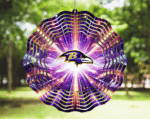 Ravens Football Wind Spinner