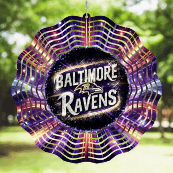 Ravens Football Wind Spinner