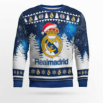 Real Madrid Merry Christmas Ugly Sweater 2025