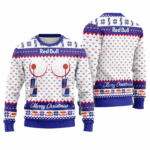 Red Bull Merry Christmas Ugly Sweater 2025
